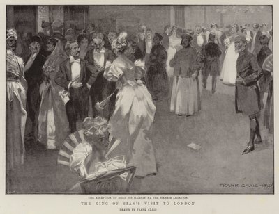 La visita del Rey de Siam a Londres de Frank Craig